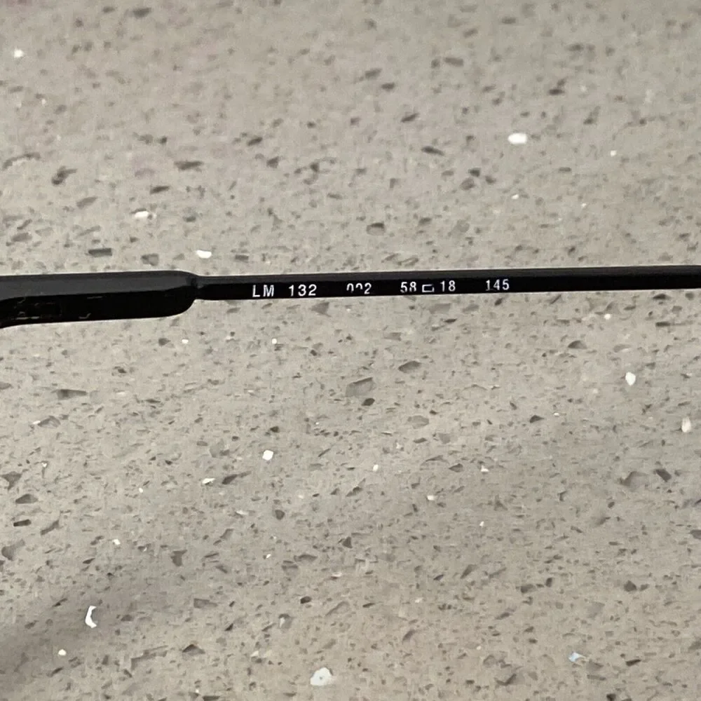 LOGO PARIS LM 132 002 AVIATOR Eyeglasses Eyewear FRAMES ONLY 58-18-145 France